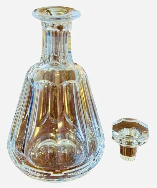 Vintage Baccarat French Crystal Decanter - Tallyrand Pattern/Cut Stopper - 6