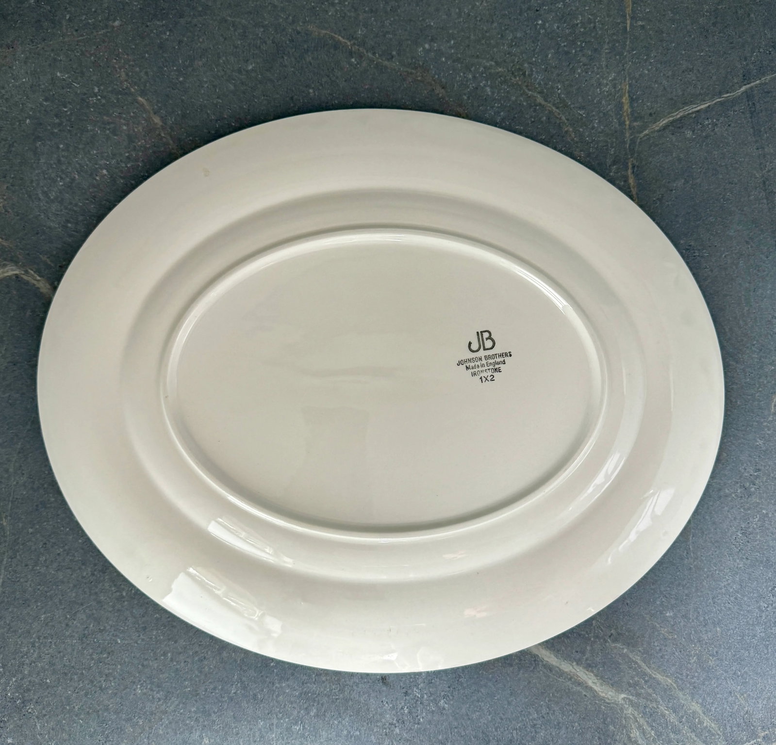 Vintage Johnson Brothers Ironstone Platter - 4