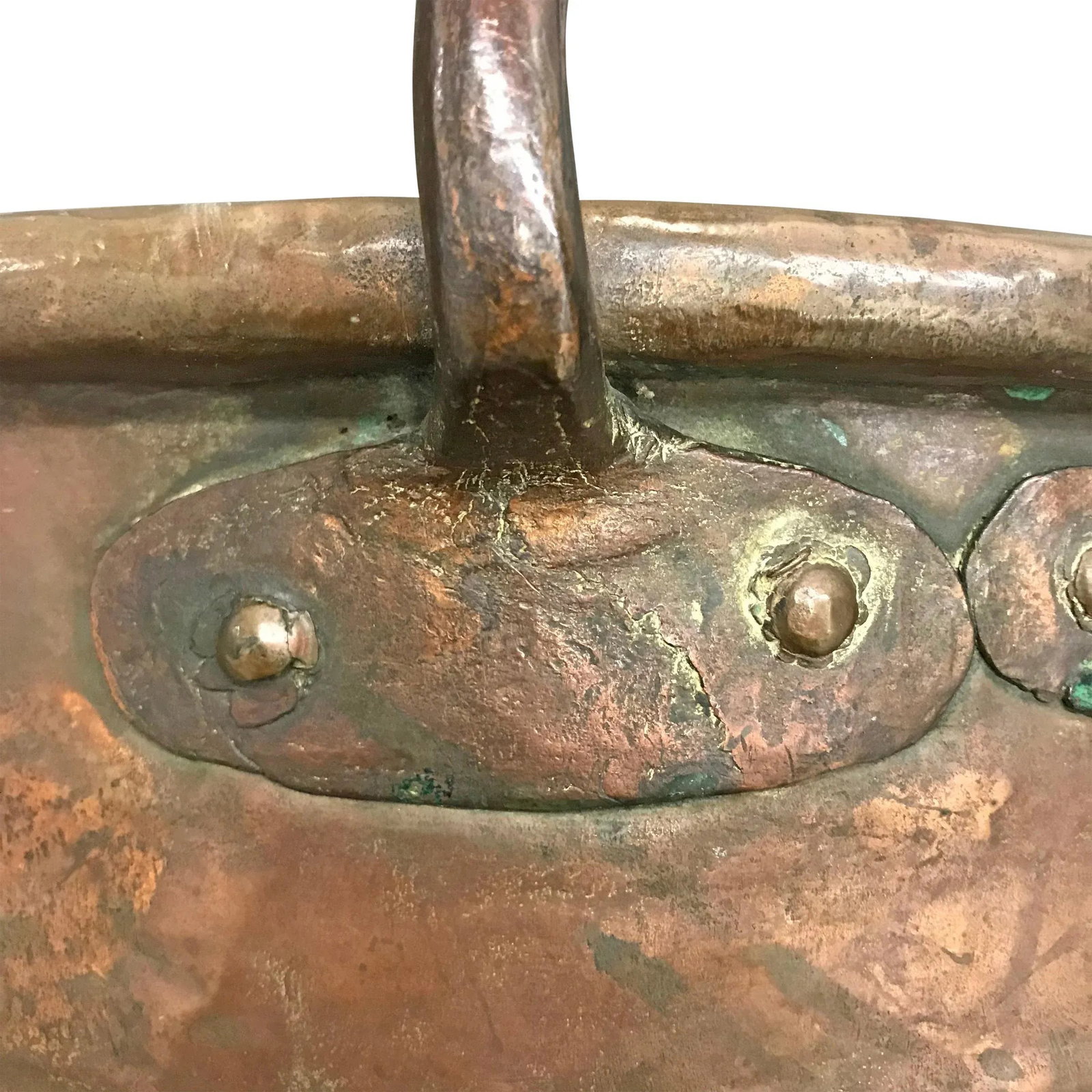 18th Century French Riveted Copper Confectioner's Pot. - 6