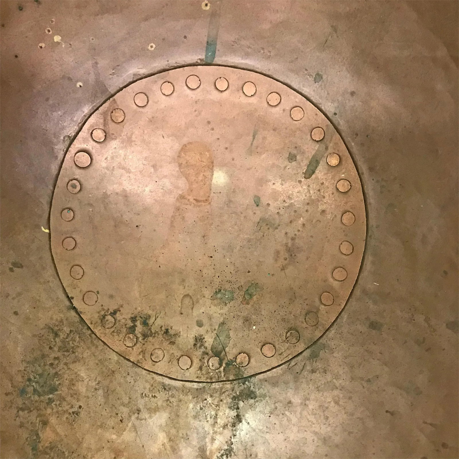18th Century French Riveted Copper Confectioner's Pot. - 8