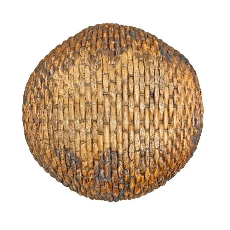 Mid-20th Century Chinese Woven Reed Basket - 9