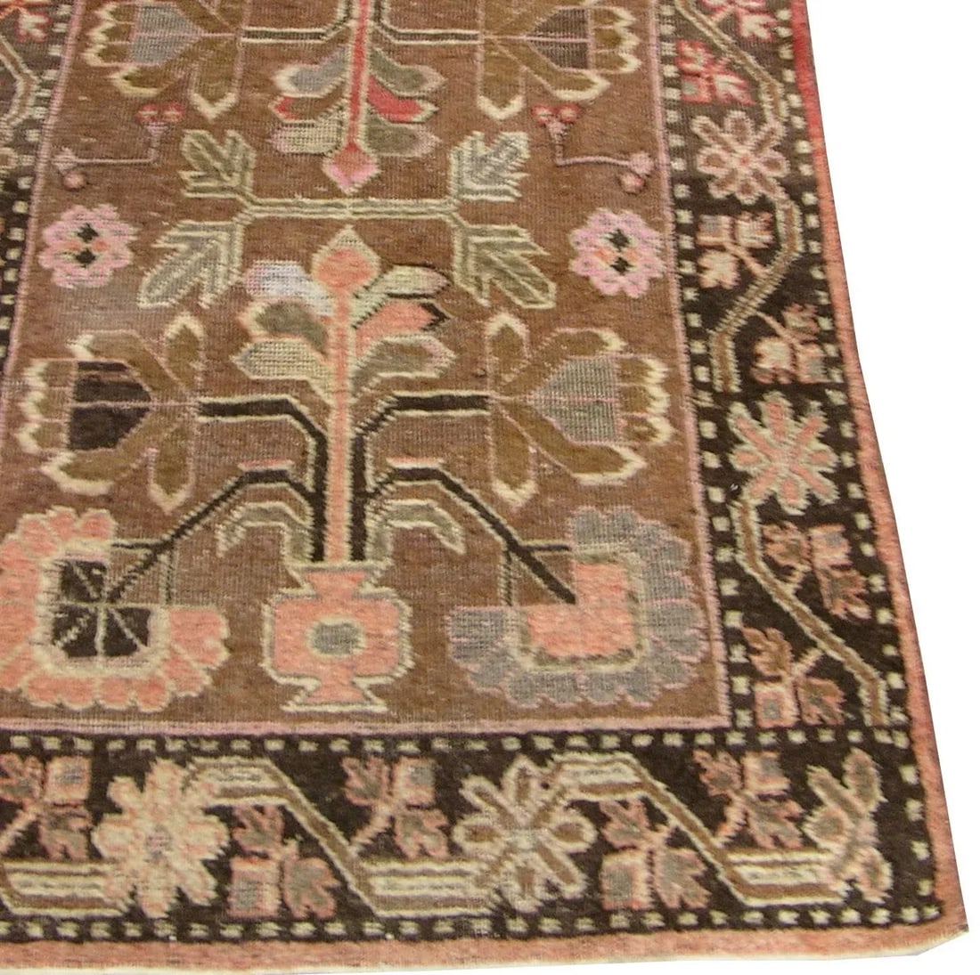Early-19th Century Authentic Uzbek Samarkand Rug 4'8'' X 2'9'' - 2