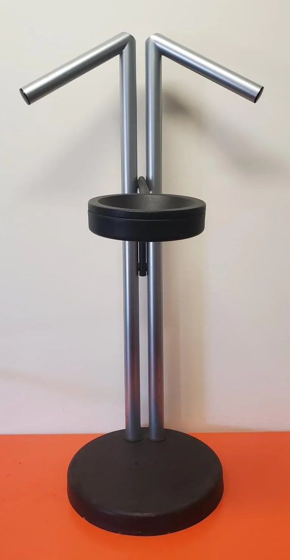 1980s Modern Standing Adjustable Hat and Coat Rack - 3