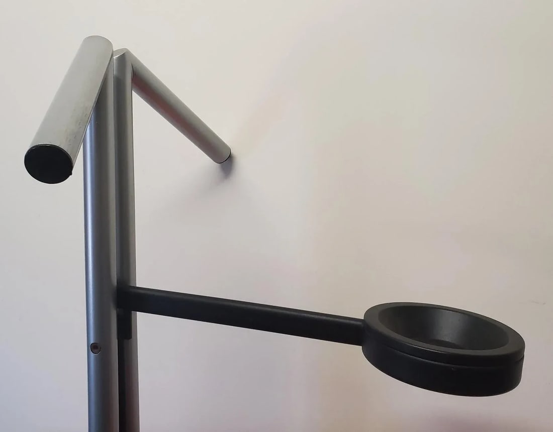 1980s Modern Standing Adjustable Hat and Coat Rack - 5