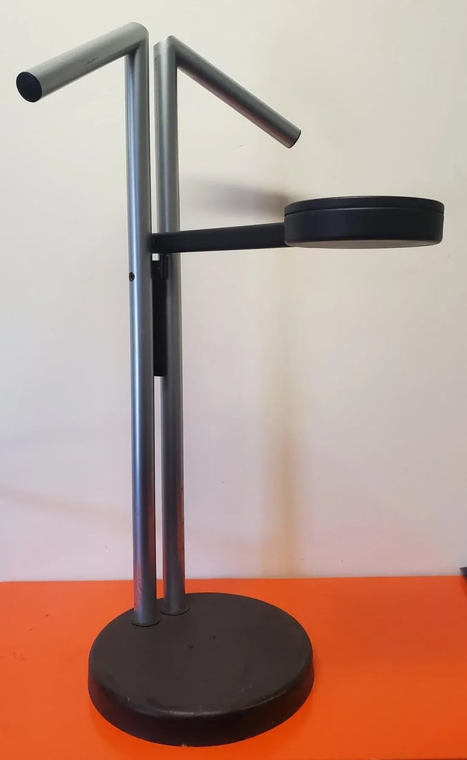 1980s Modern Standing Adjustable Hat and Coat Rack - 8