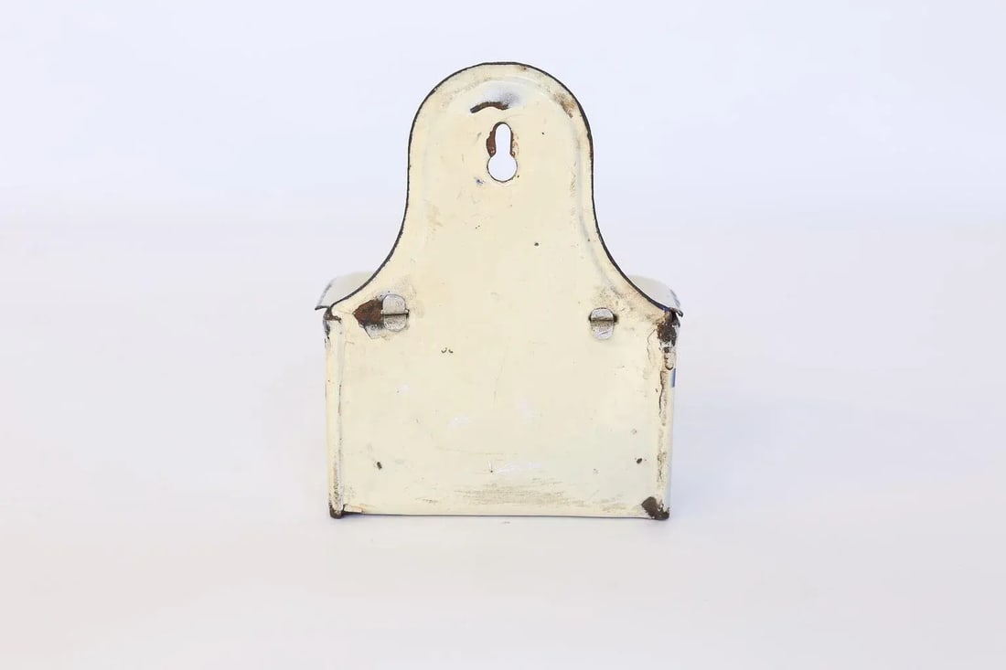 French Enamel Match Holder and Striker 2 - 6