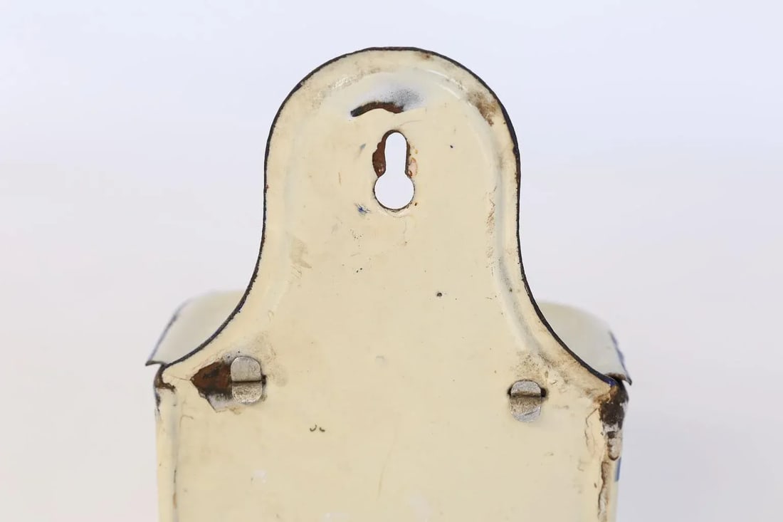 French Enamel Match Holder and Striker 2 - 7