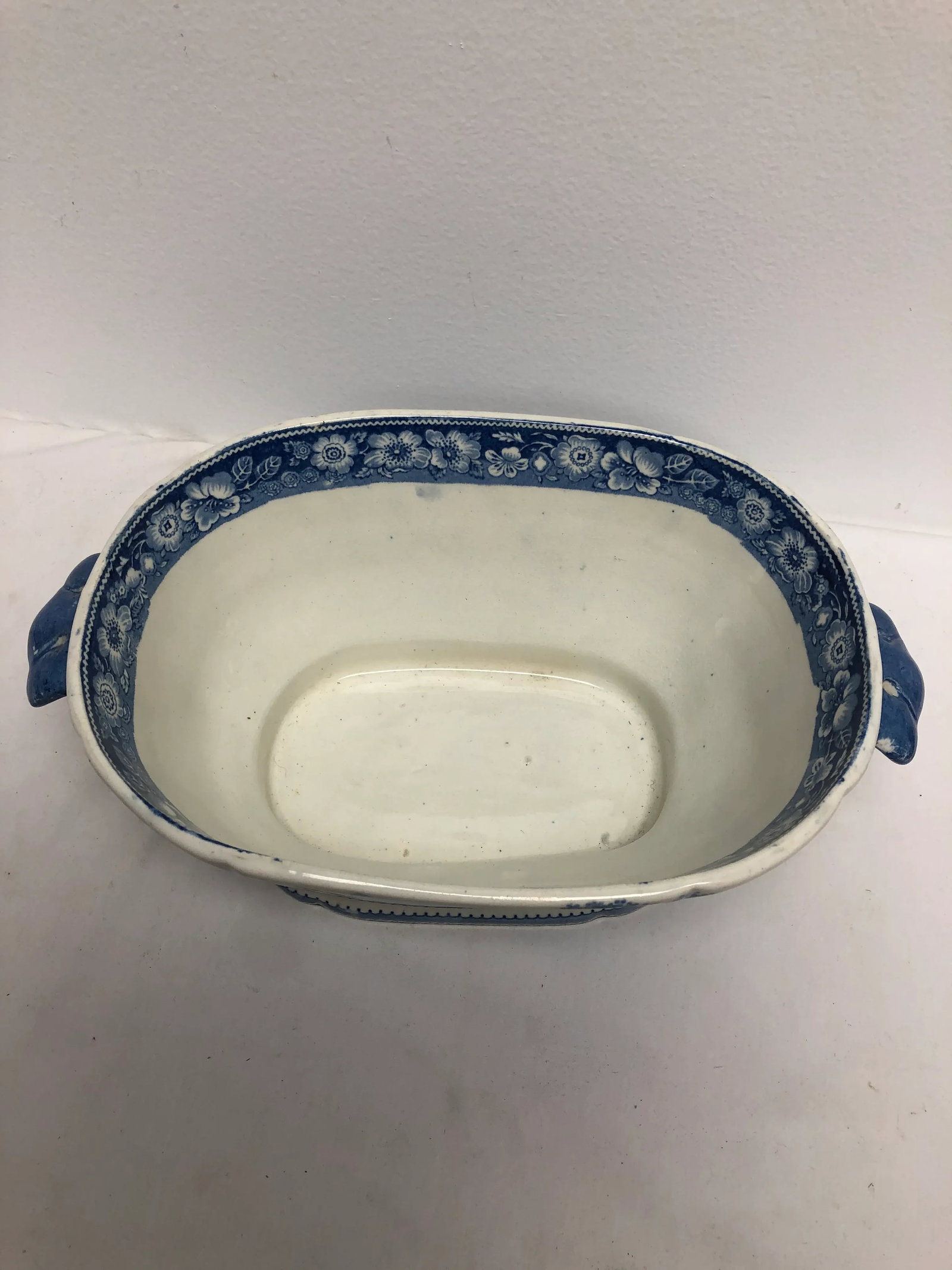 Antique England 1830 "Wild Rose" Transferware Soup Tureen - 7