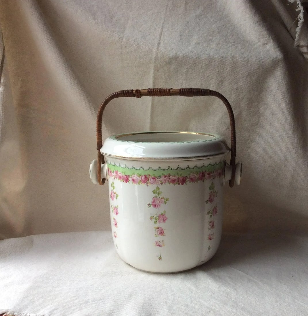 Royal Doulton Edwardian Rose Garland Jardinere / Ice Bucket - 13