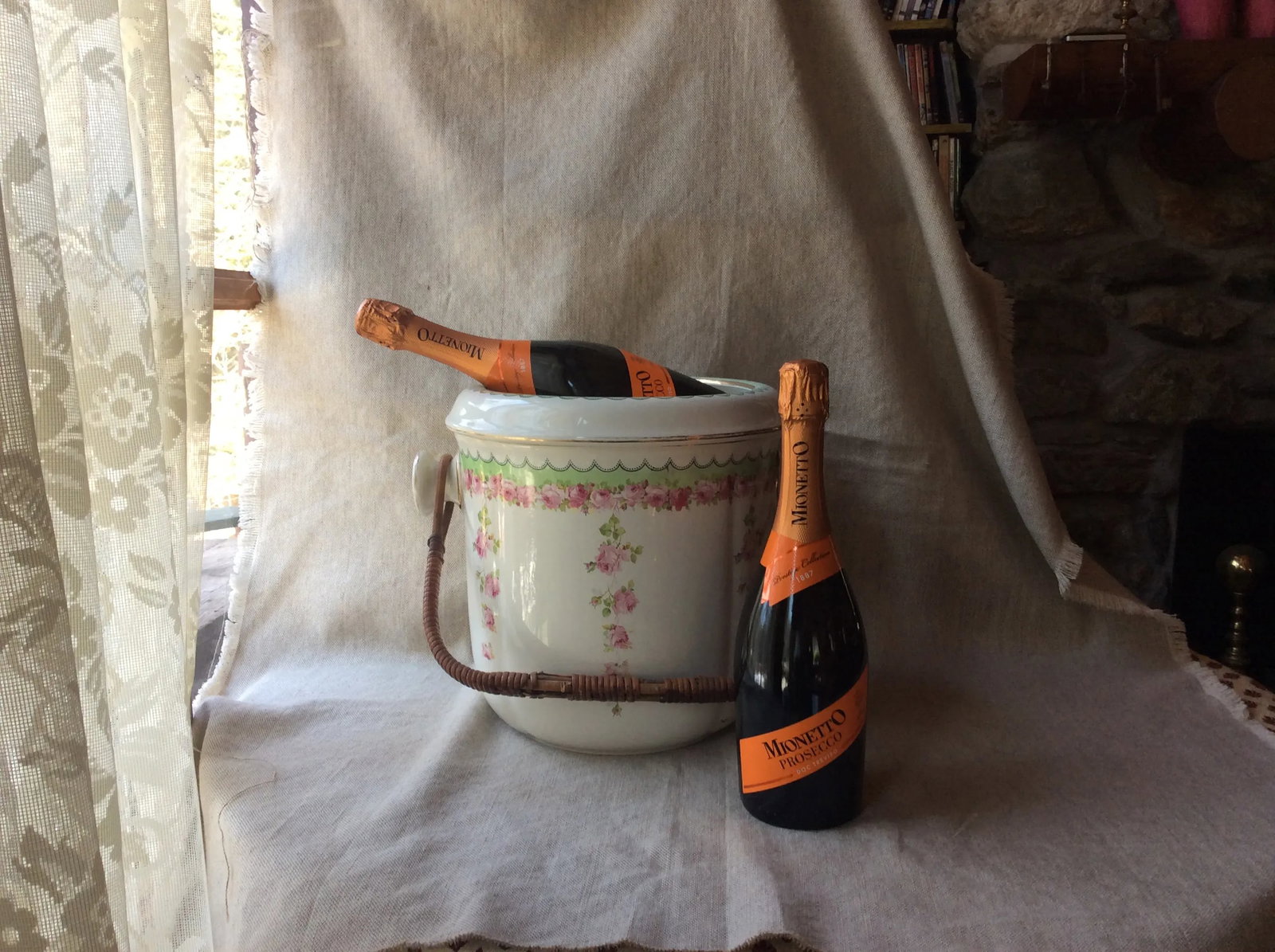 Royal Doulton Edwardian Rose Garland Jardinere / Ice Bucket - 7