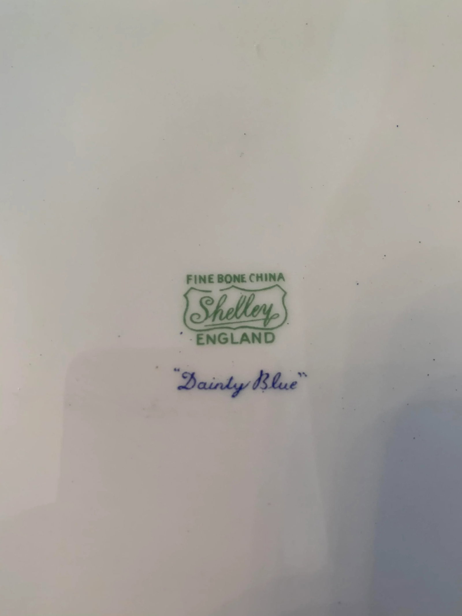 Early 20th Century Shelley England Dainty Blue 17in Platter - 6