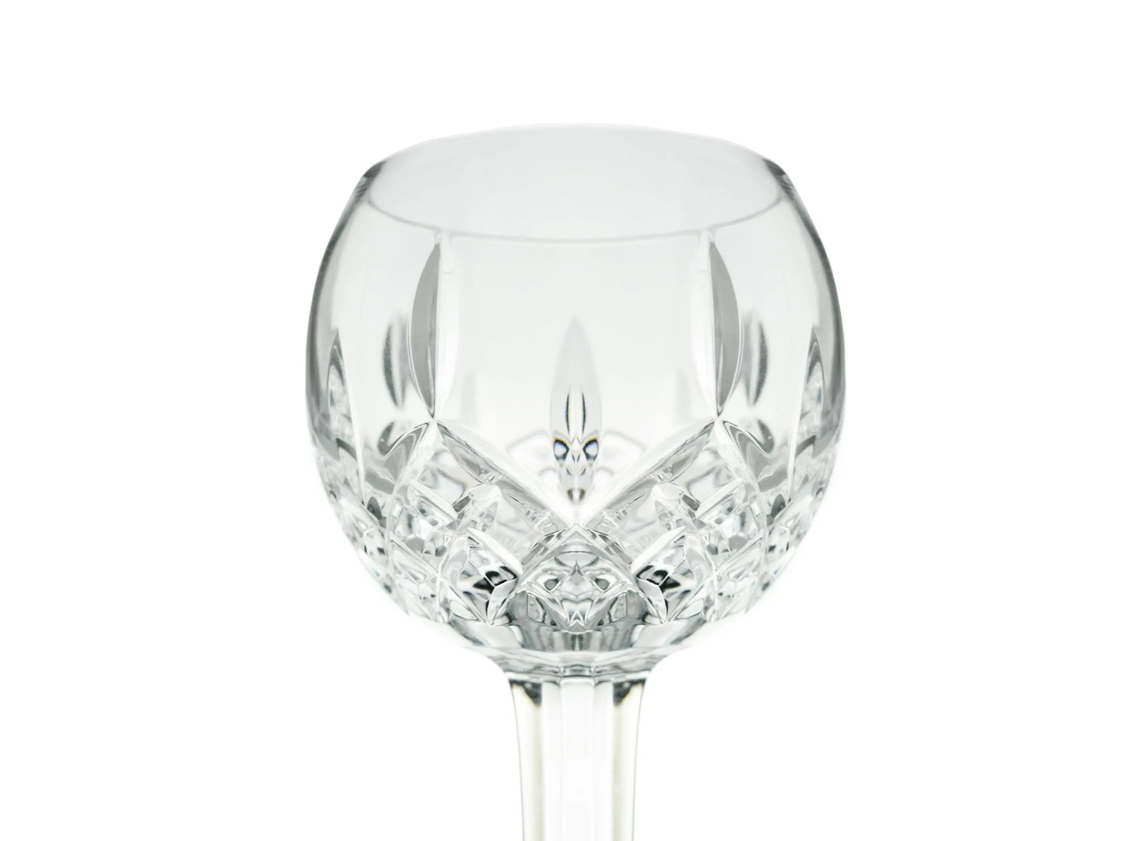 Late 20th Century Lismore Balloon Waterford Crystal Wine Glasses - Set of 4 - 3