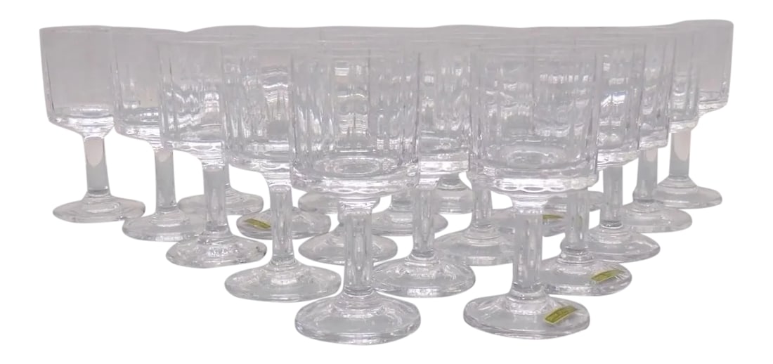 Set of 20 Dansk JHQ Quistgaard Gustav Wine Glasses: Large set totalling 20 Jens Quistgaard wine glasses. Acid etched Dansk JHQ France. Condition: Alterations: Unknown Imperfections: Some Imperfections Condition Notes: Excellent Very nice condition .