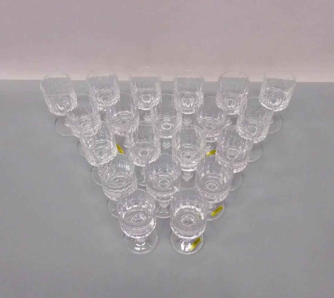 Set of 20 Dansk JHQ Quistgaard Gustav Wine Glasses - 2