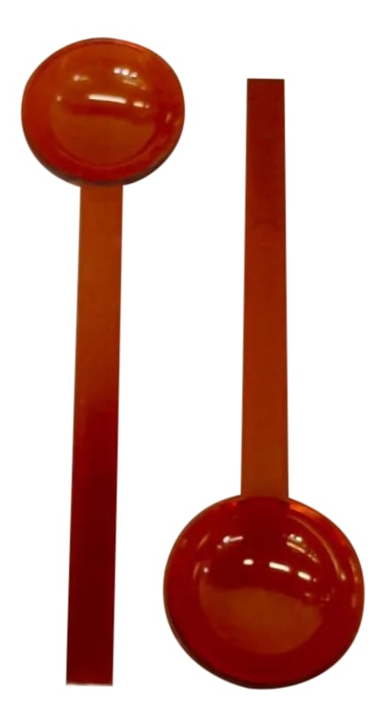 JHQ Dansk Denmark Modernist Acrylic Salad Servers (1 of 6)