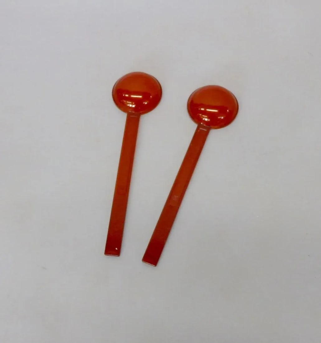 JHQ Dansk Denmark Modernist Acrylic Salad Servers - 3