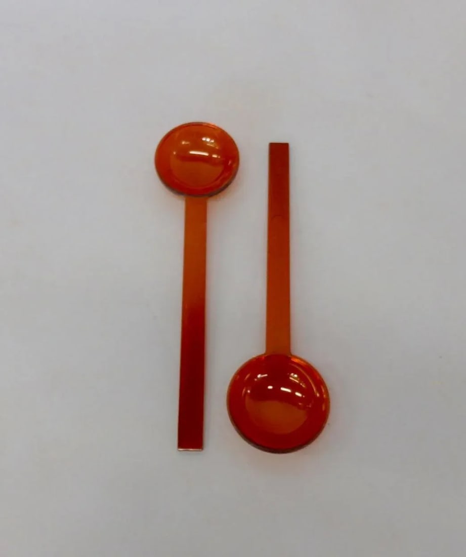 JHQ Dansk Denmark Modernist Acrylic Salad Servers - 6