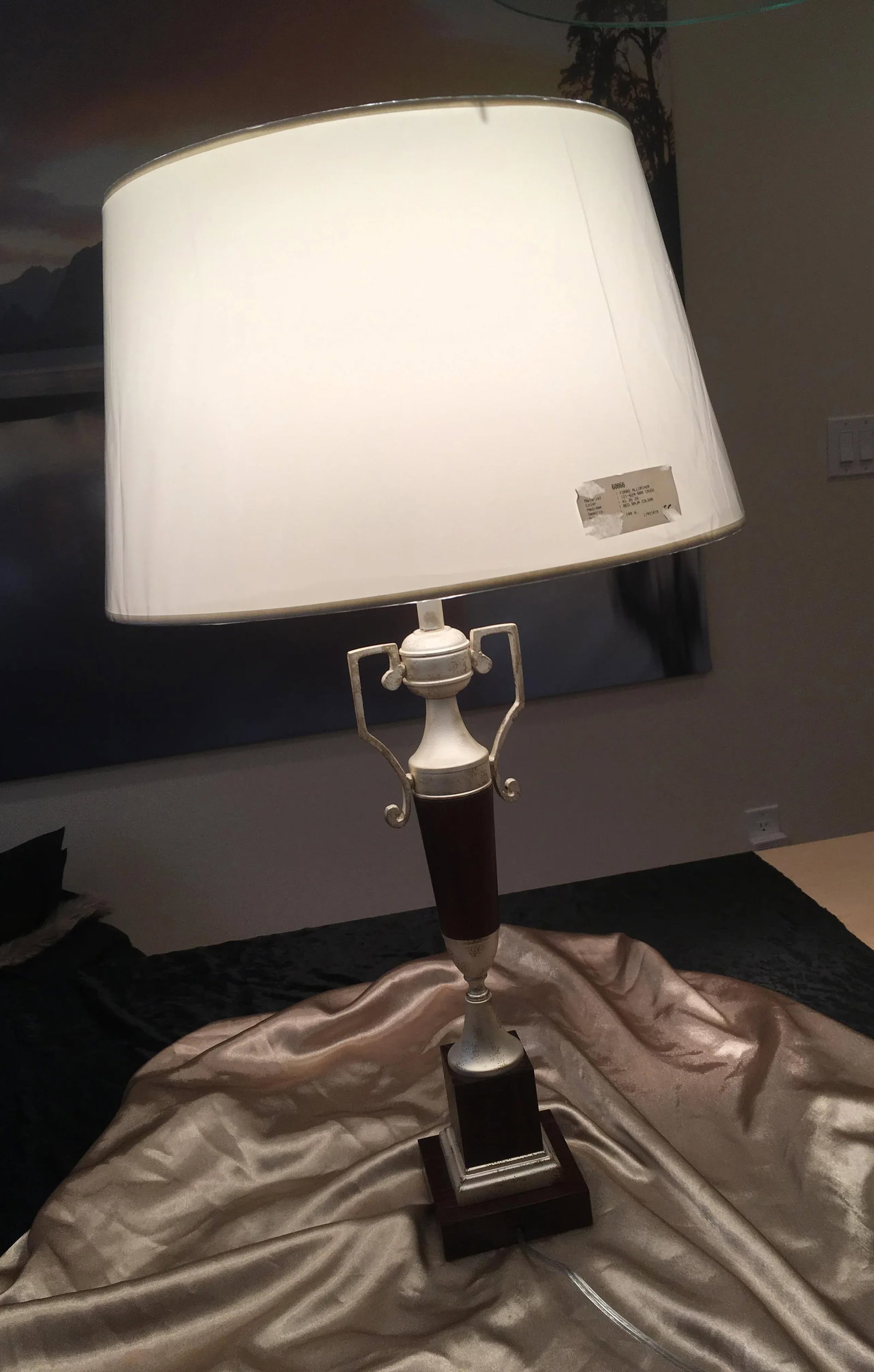 Wood & Metal Table Lamp - 4