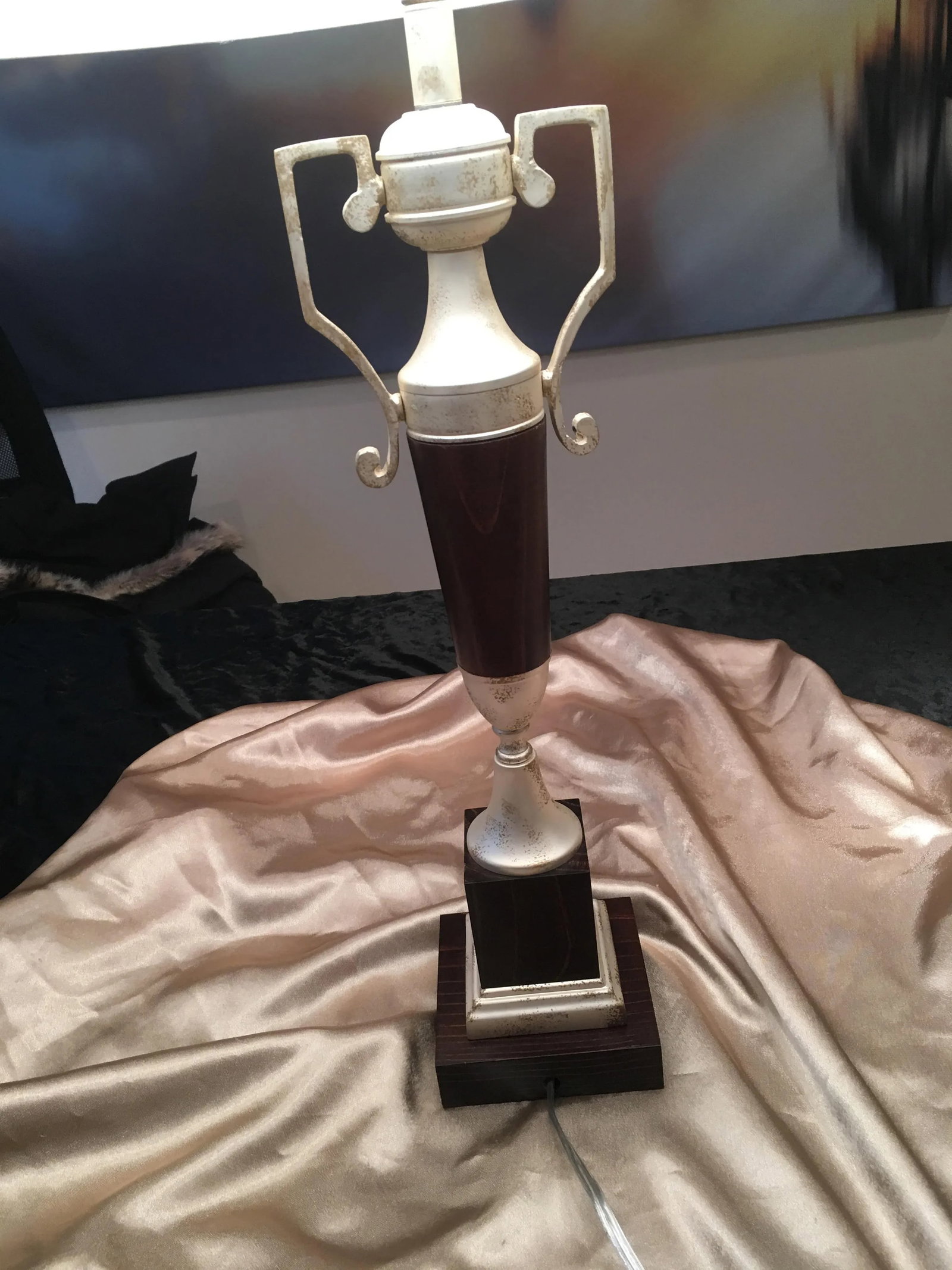Wood & Metal Table Lamp - 5