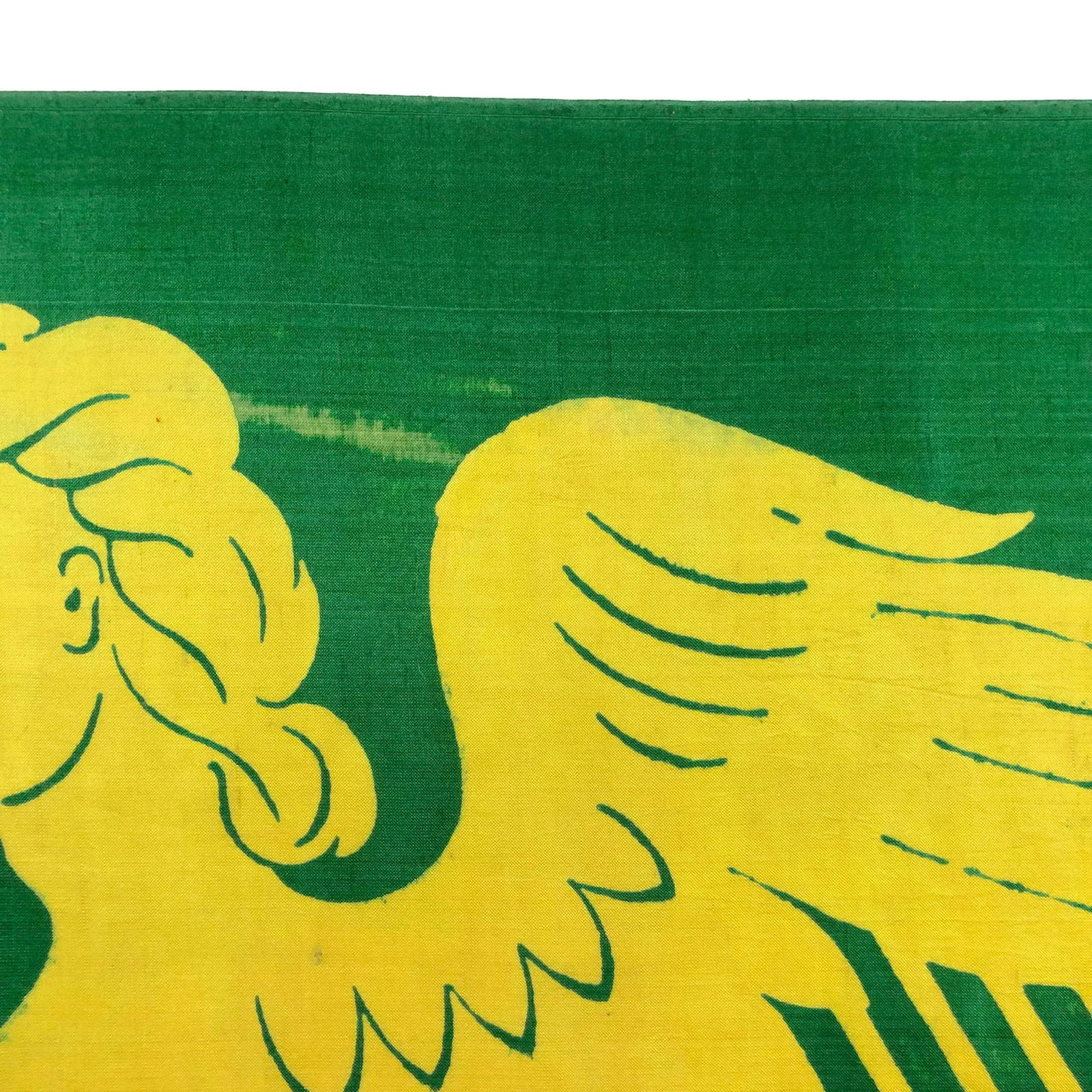 Antique Silk Parade Flag of Ireland (Erin Go Bragh) - 3