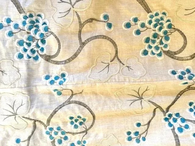 Osborne & Little "Shiraz" Stationary Curtain Panels - 2 Panels - 6