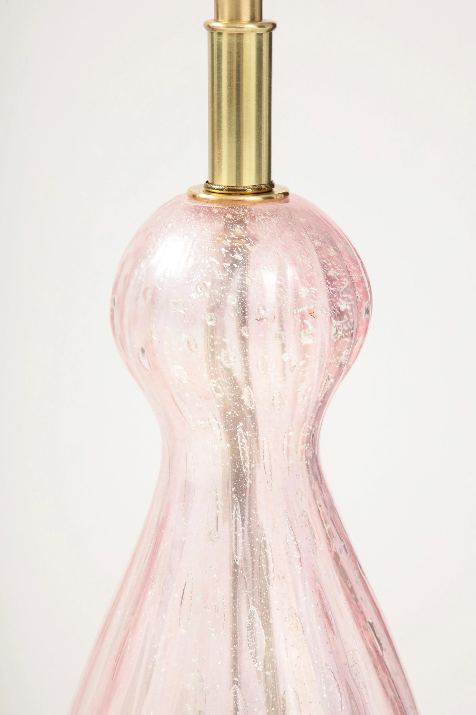 1960's Large Murano Glass Lamps - a Pair - 8