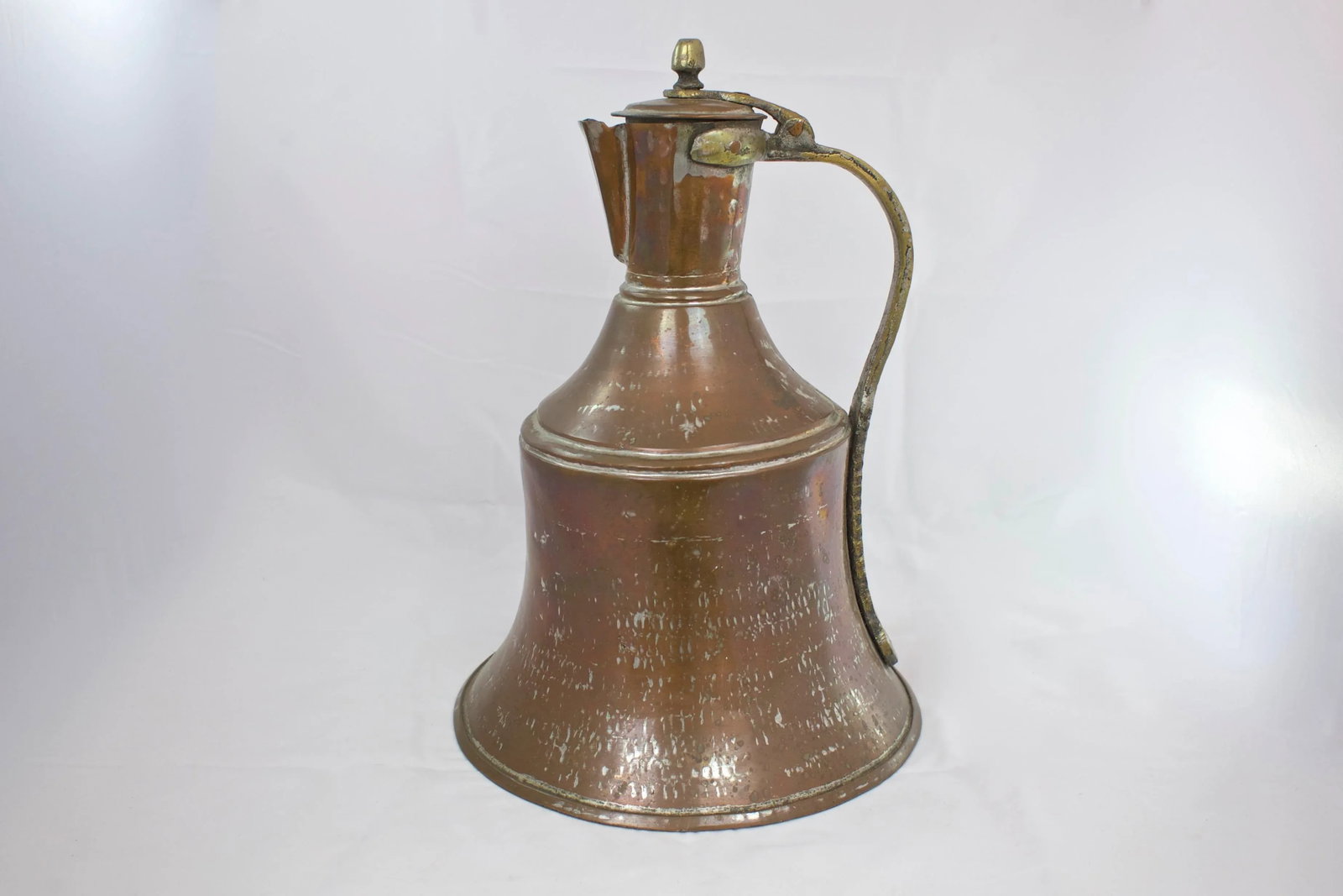 Antique Large Persian Copper Jug - 4