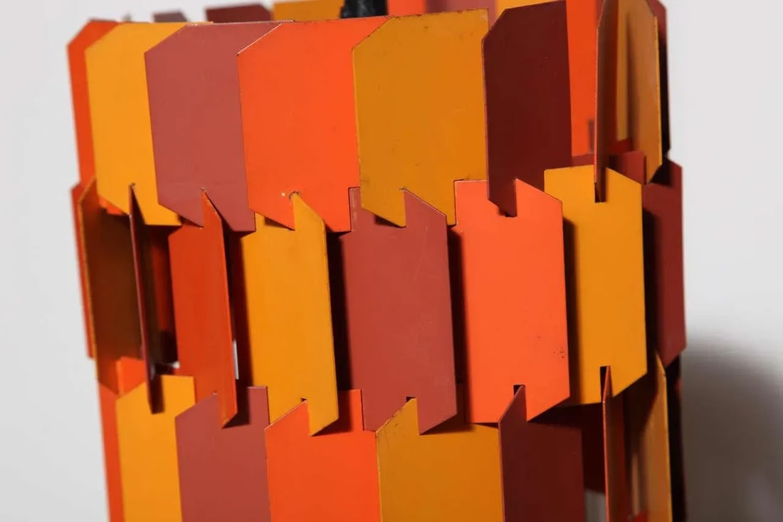 Louis Weisdorf for Lyfa Orange & Rose Facet Pop Hanging Pendants, 1970s - a Pair - 8