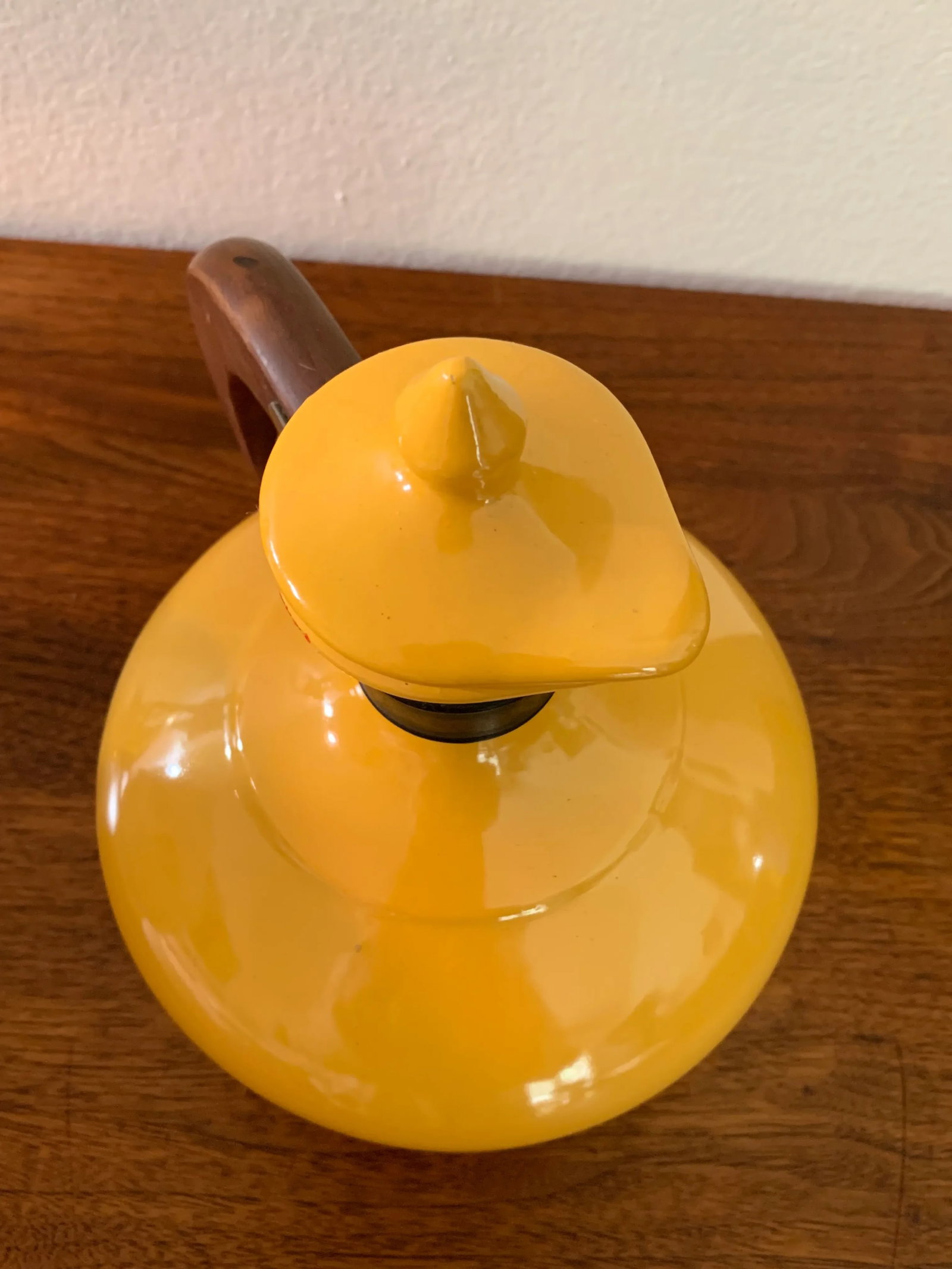 Vintage Bauer Pottery Yellow Coffee Carafe - 5