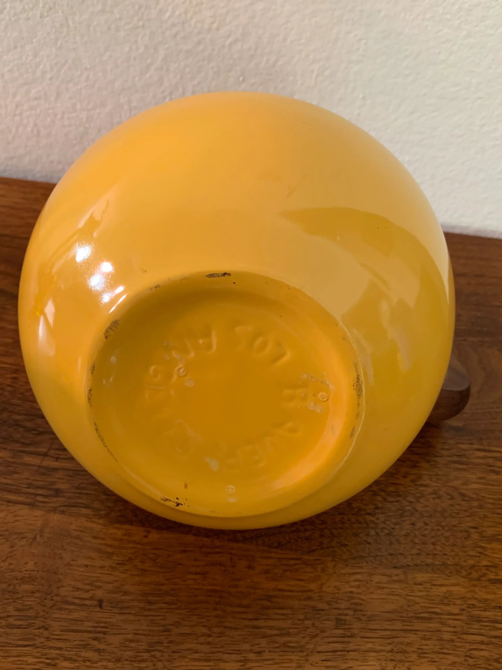 Vintage Bauer Pottery Yellow Coffee Carafe - 6