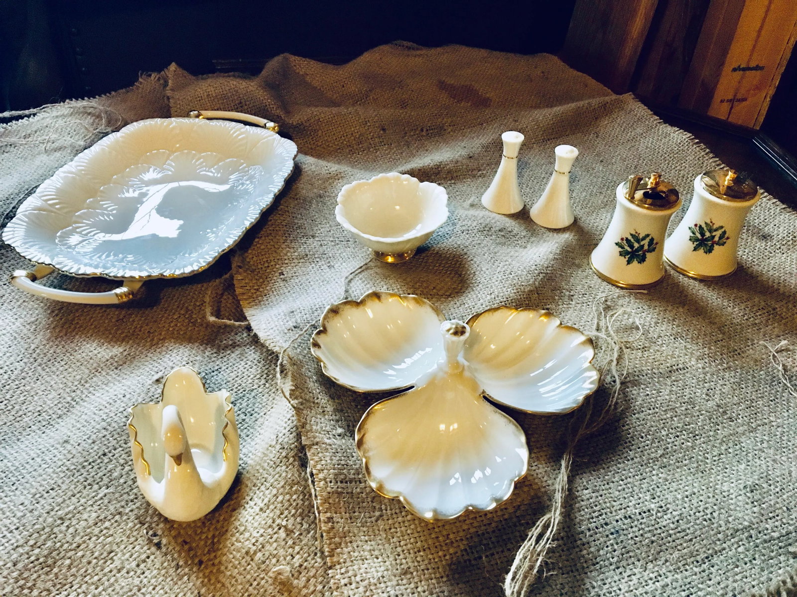 Vintage Lenox China Serving Pieces - Set of 8 - 13