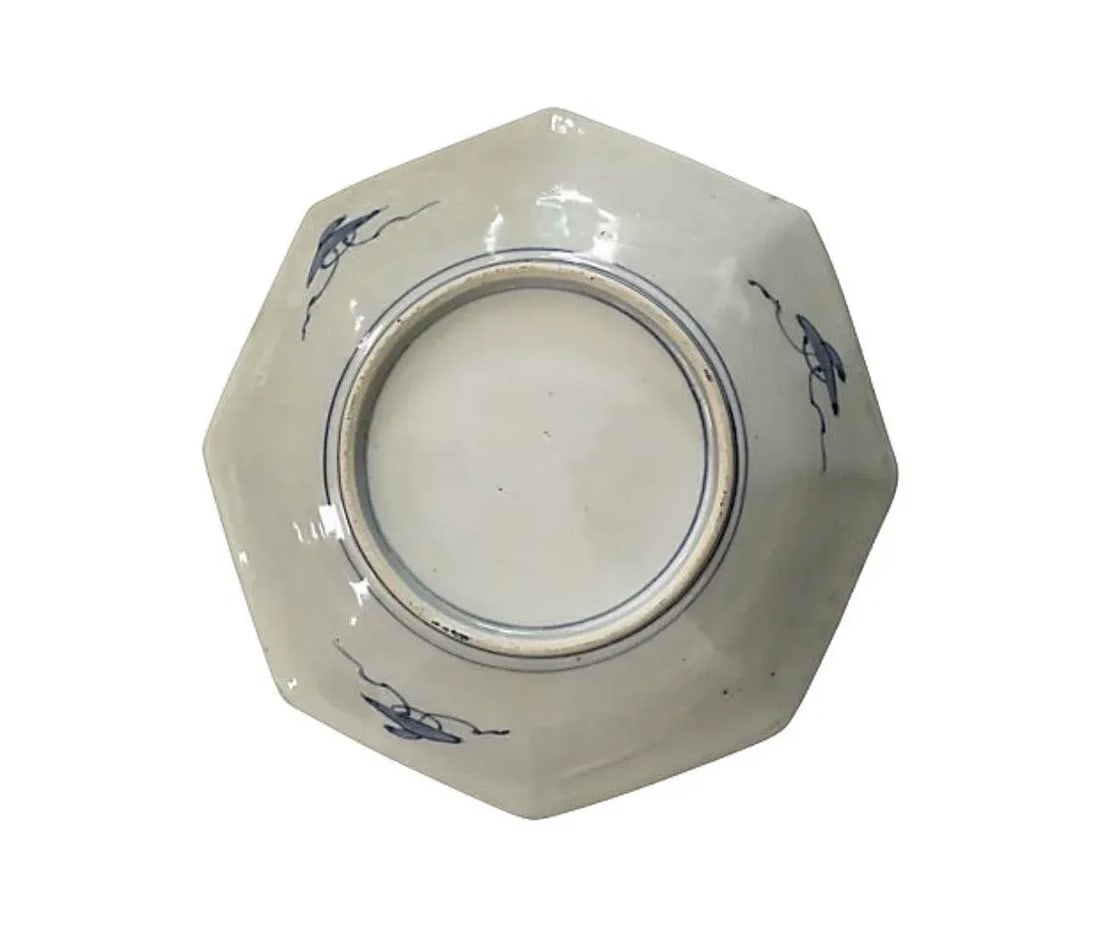 Japanese Imari Porcelain Octagonal Charger - 2