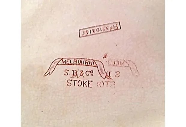 Antique Covered English Ceramic Cheese Dish - 10