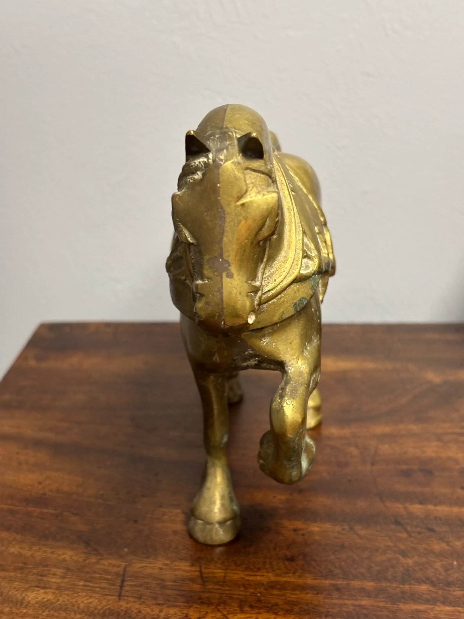Vintage English Brass Horse - 6