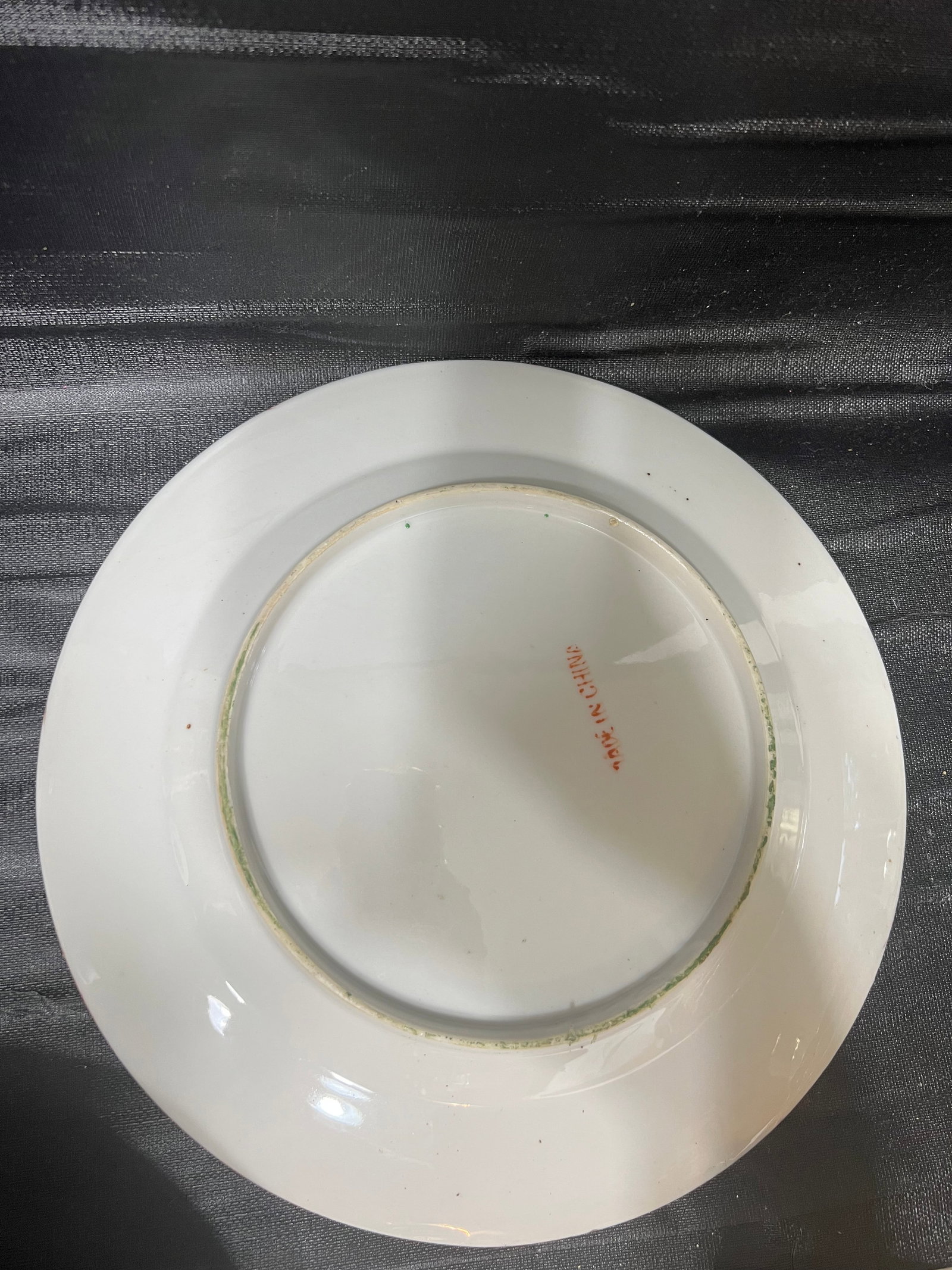 Early 20th Century Rose Medallion Dinner Plates- Set of 7 - 2