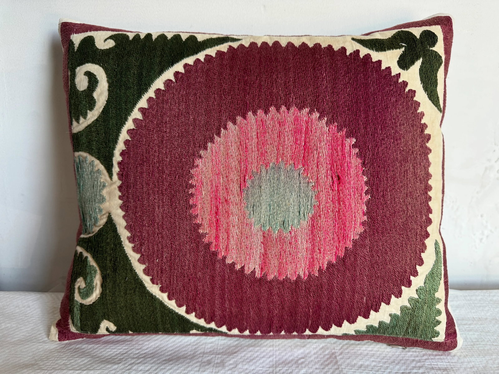 1920 Suzani Pillow - 2