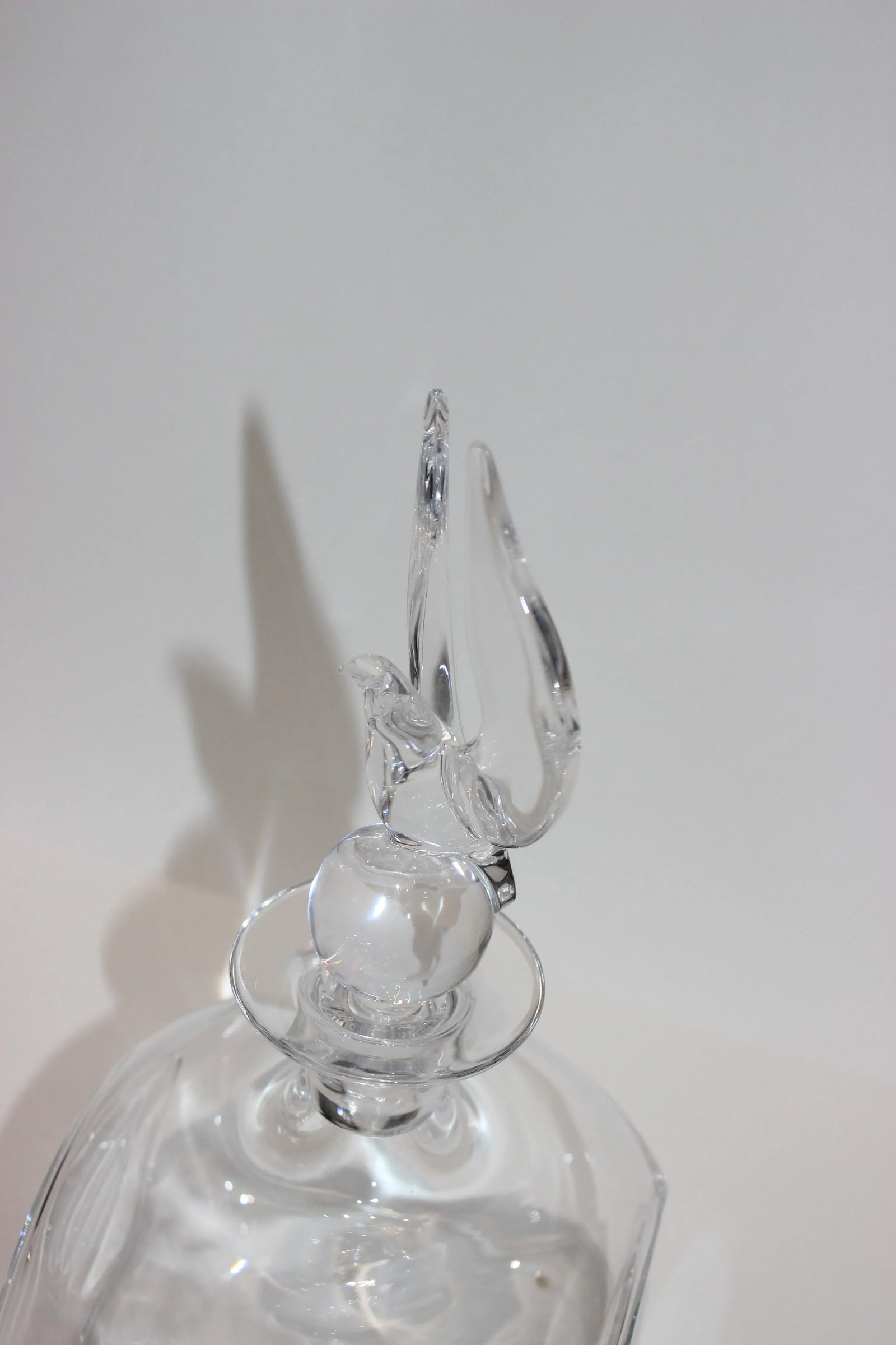 Steuben Lloyd Atkins Eagle Decanter Signed - 5