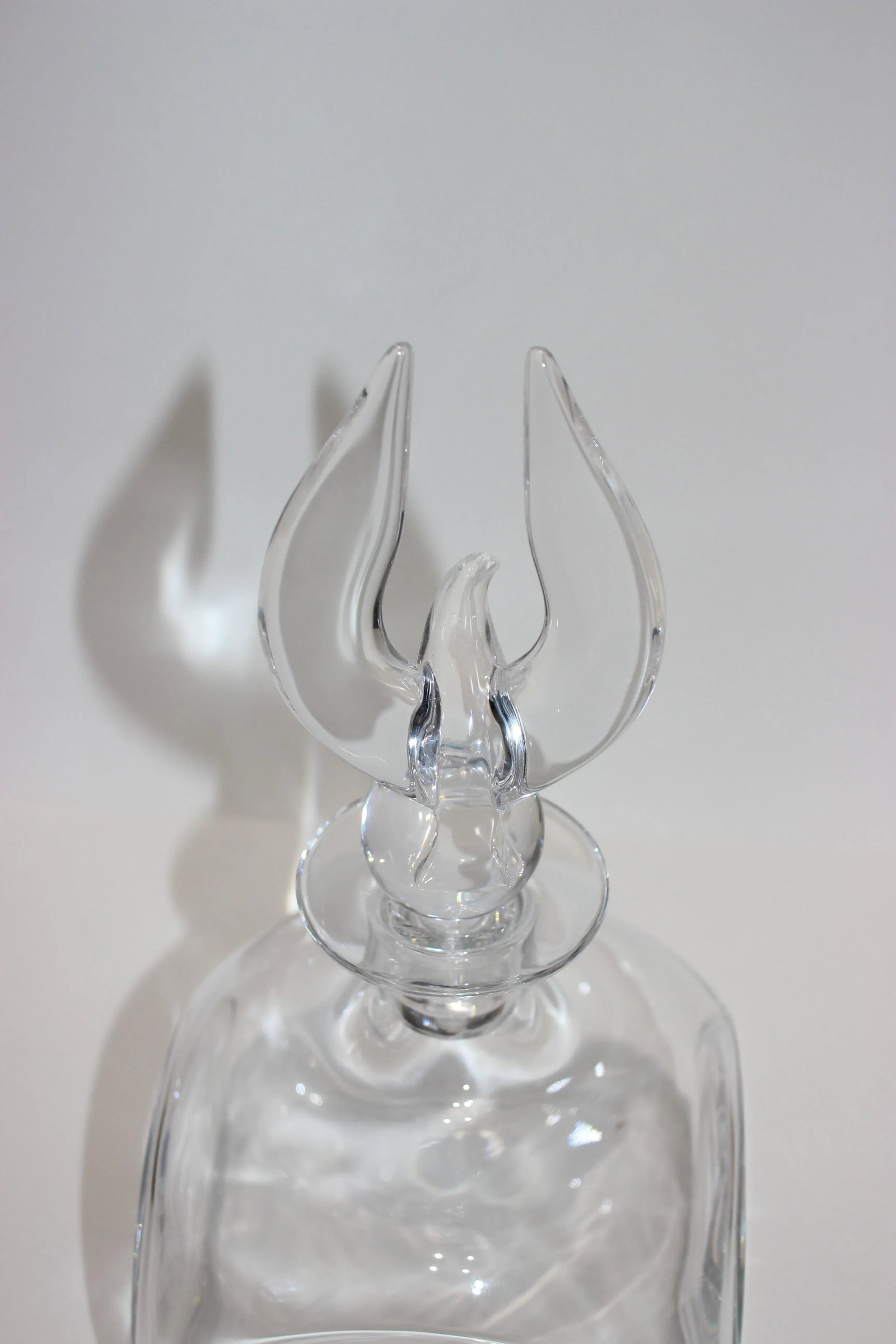 Steuben Lloyd Atkins Eagle Decanter Signed - 6