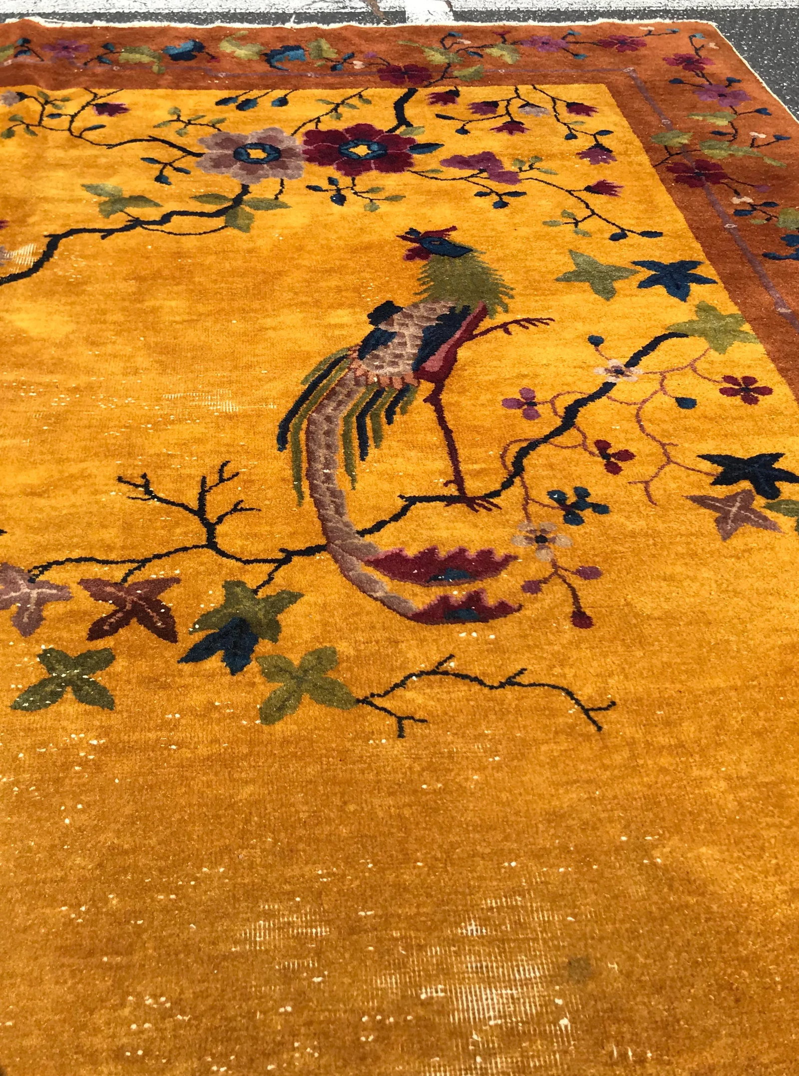 1920s Art Deco Chinese Rug- 8'11" X 11'5" - 10