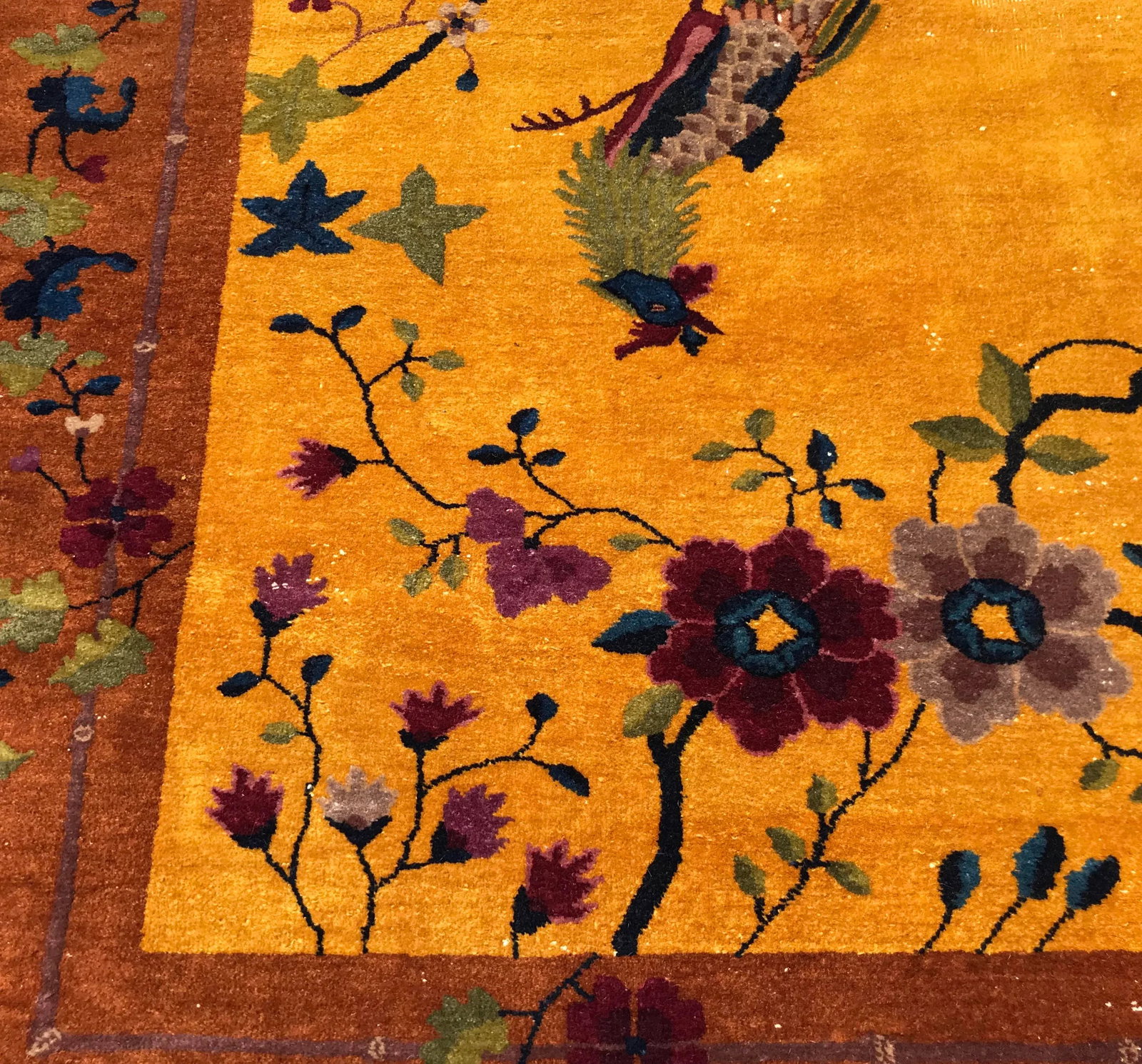 1920s Art Deco Chinese Rug- 8'11" X 11'5" - 7