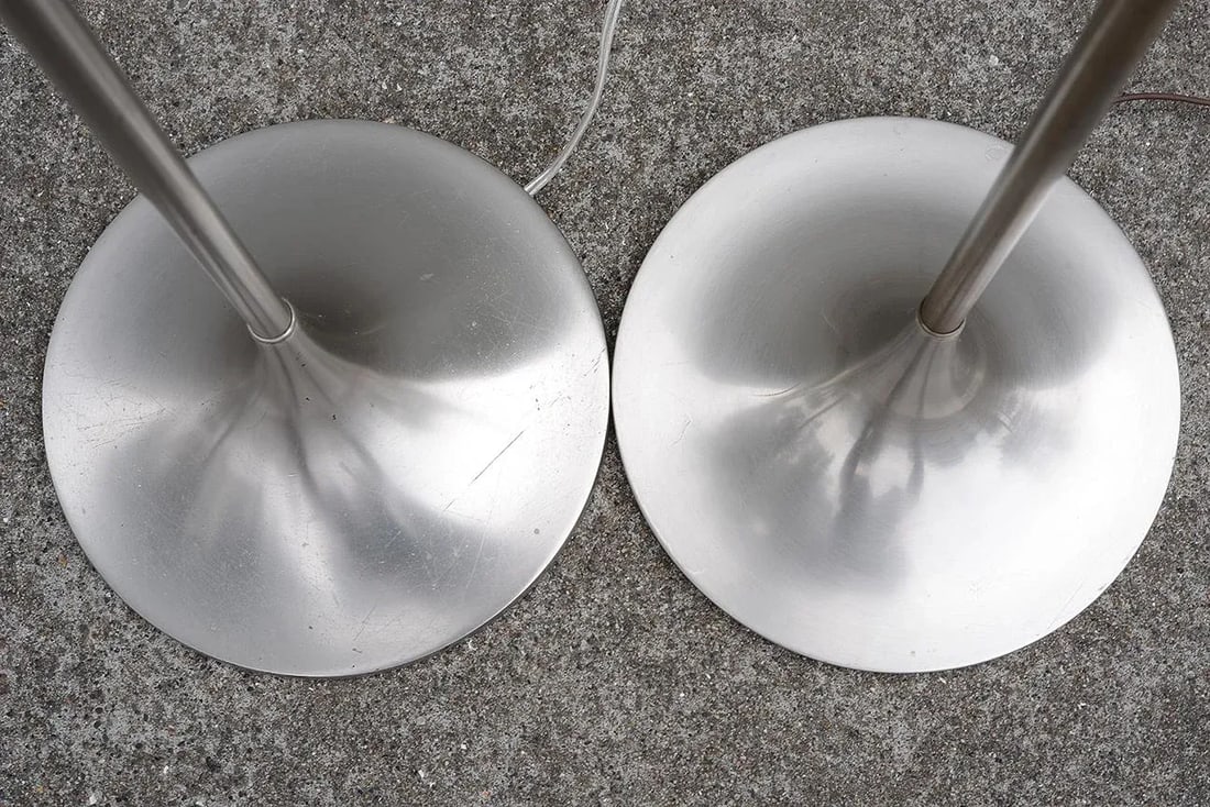 Mid-Century Modern Laurel Mushroom Floor Lamps - a Pair - 5