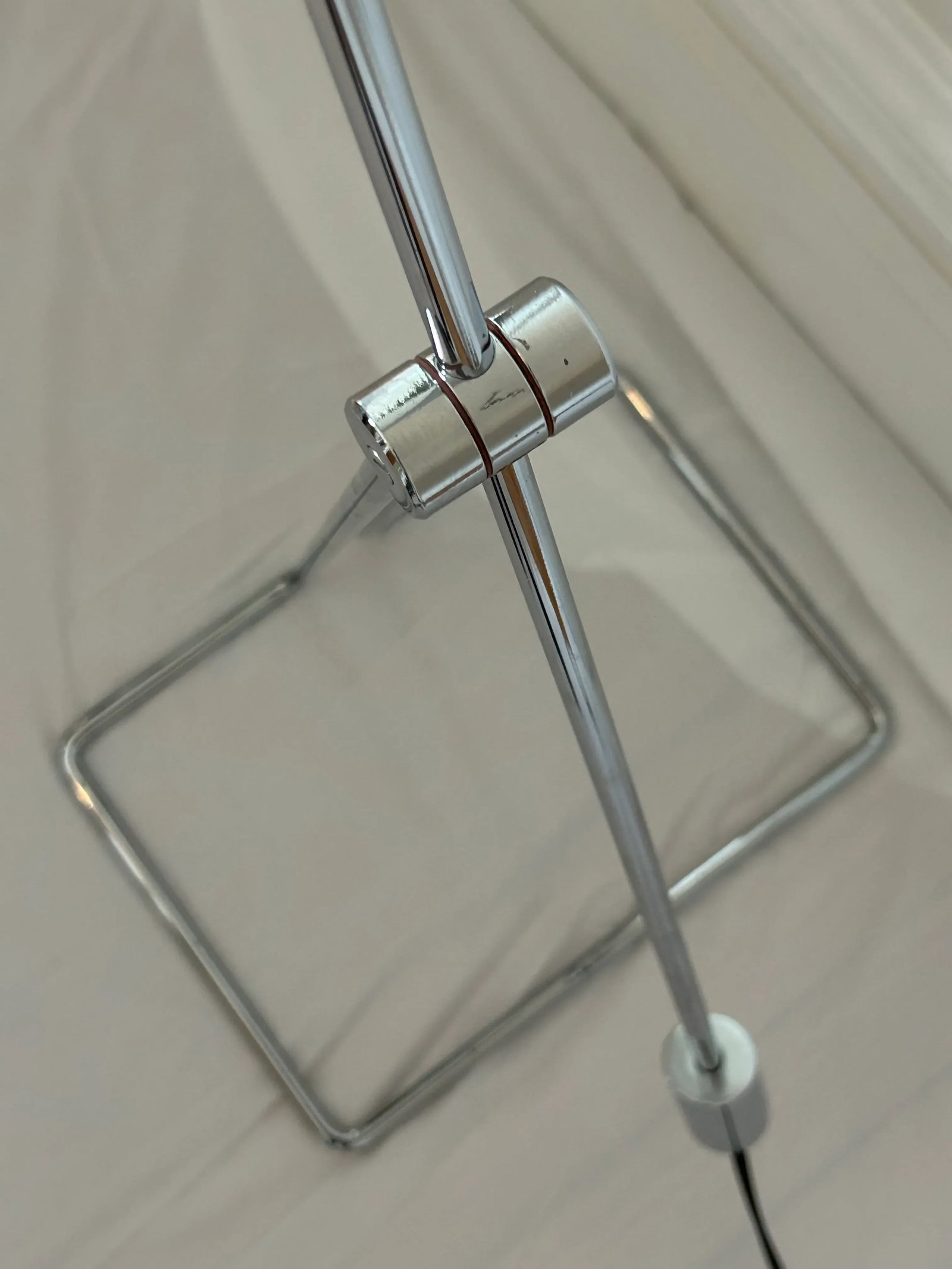 Vintage 1970s Abo Randers Attributed Chrome Floor Lamp - 5