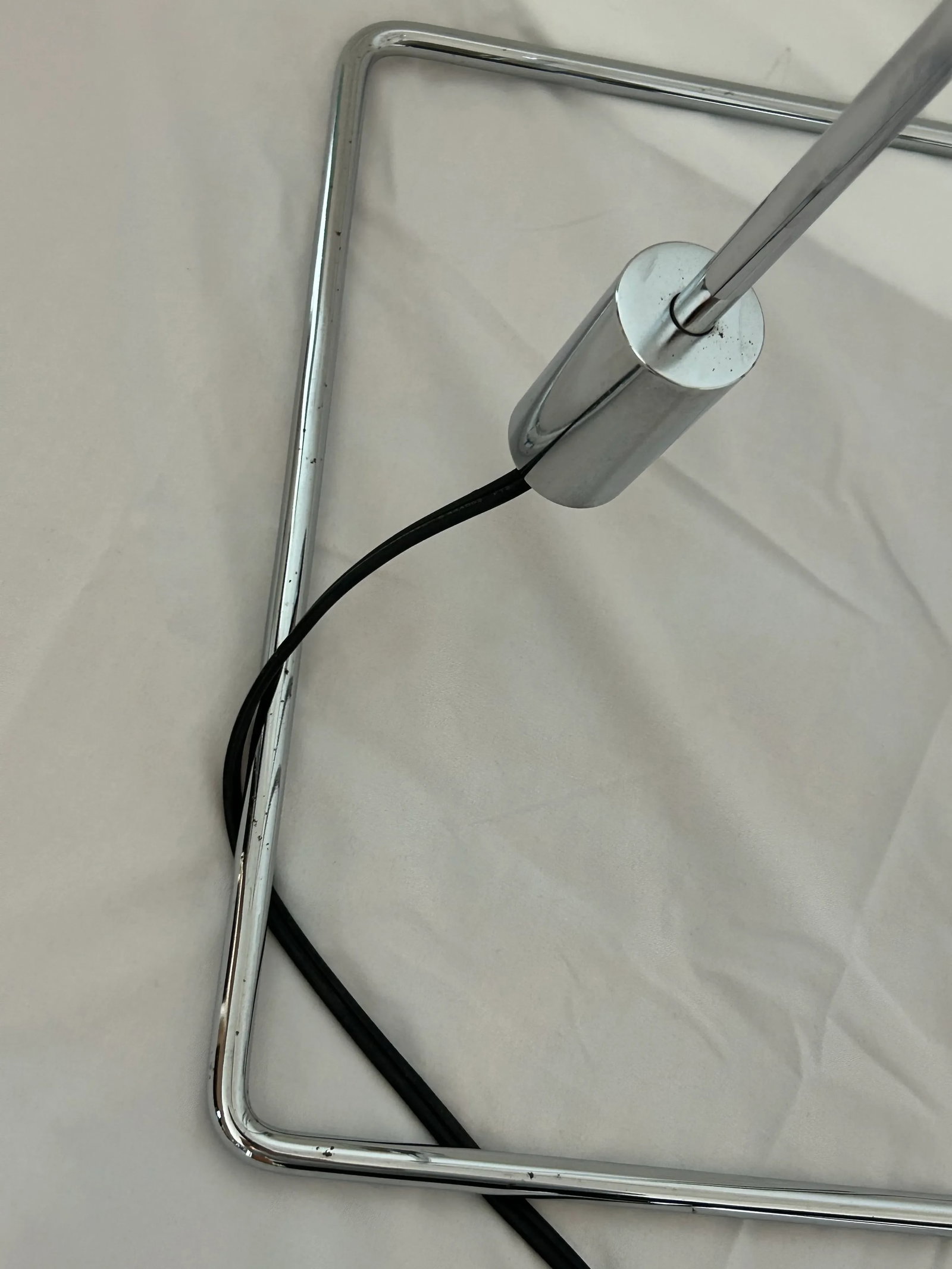 Vintage 1970s Abo Randers Attributed Chrome Floor Lamp - 6
