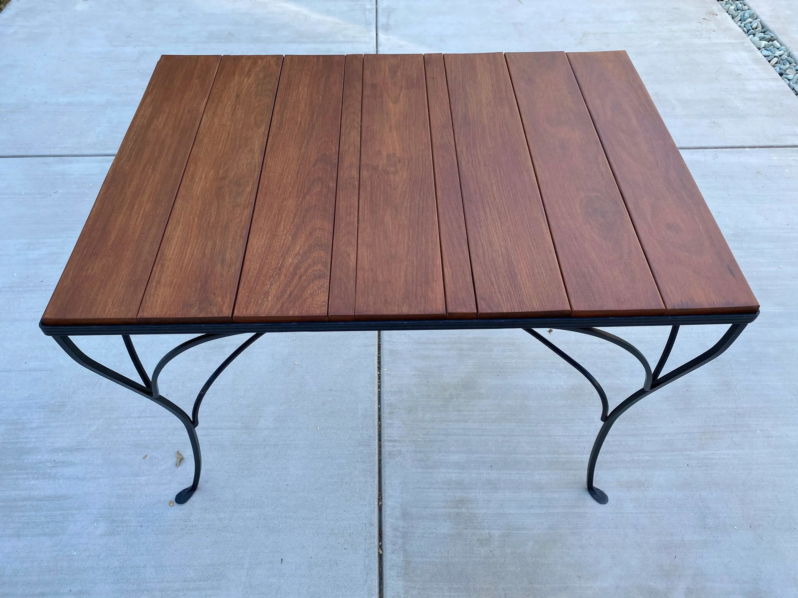 Mexican Modern Wrought Iron Outdoor Dining Set - 12