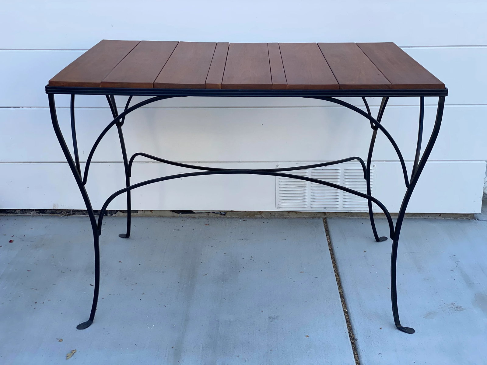 Mexican Modern Wrought Iron Outdoor Dining Set - 8