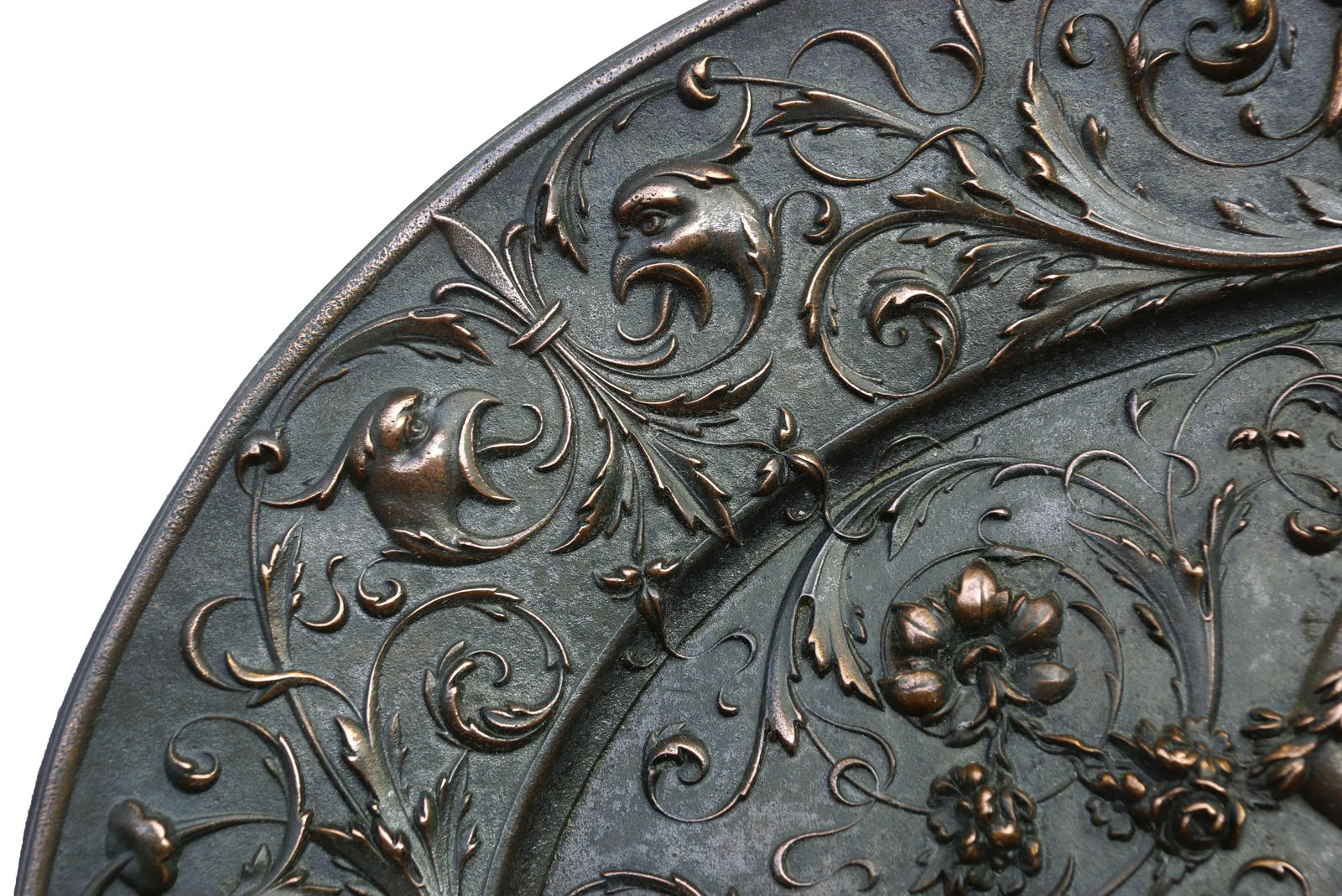 American Radiator Company Copper Plated Cast Iron Oval Medallion - 10