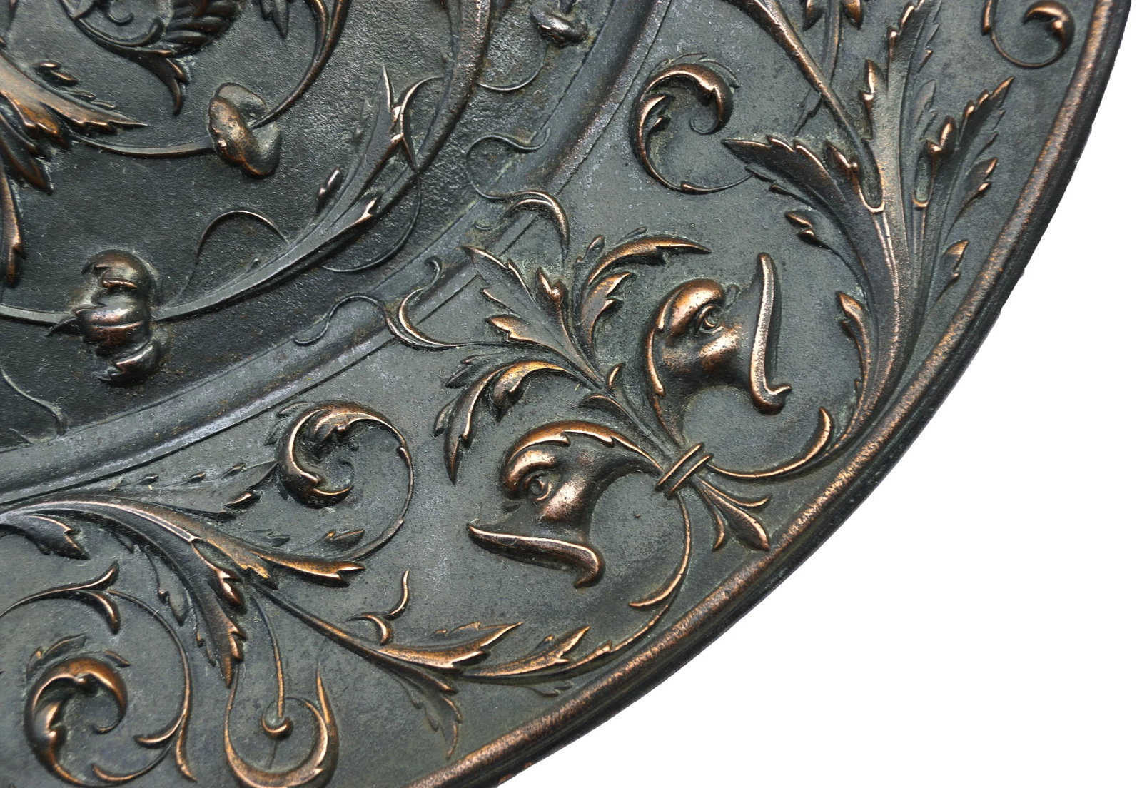American Radiator Company Copper Plated Cast Iron Oval Medallion - 6