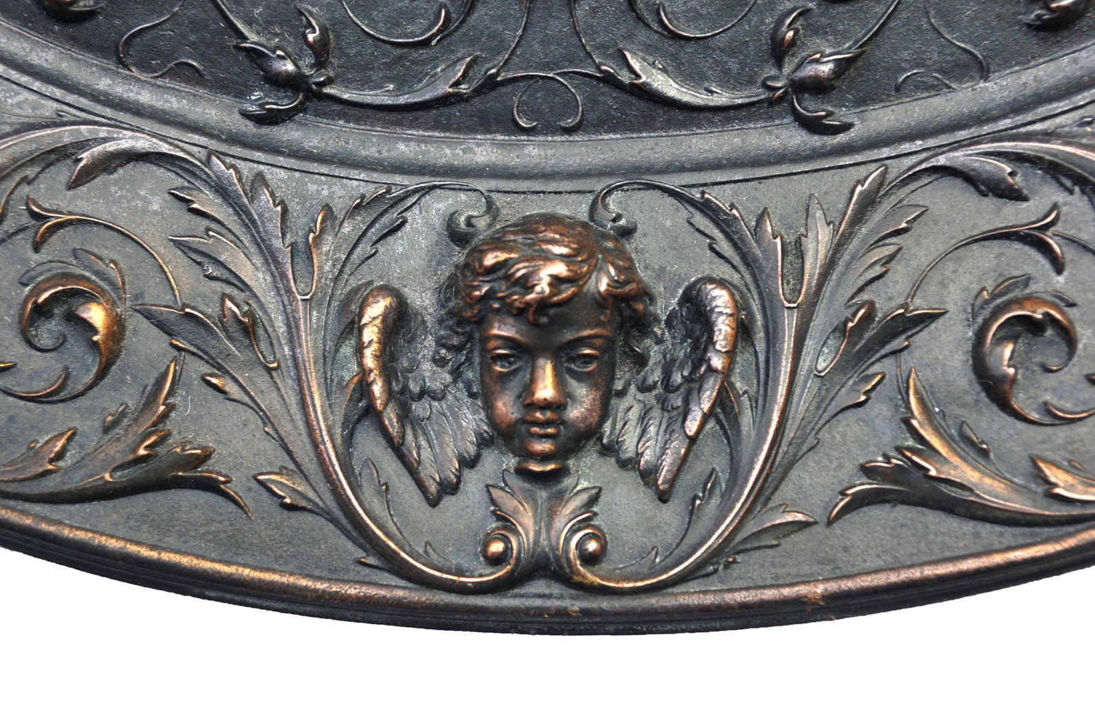 American Radiator Company Copper Plated Cast Iron Oval Medallion - 7