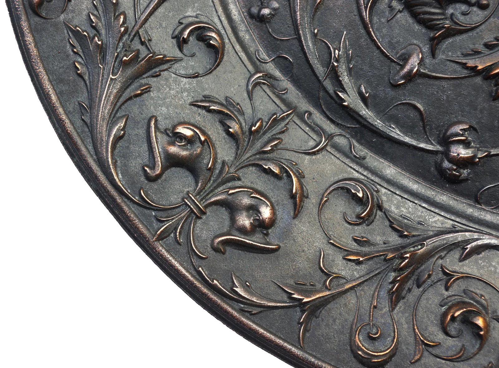 American Radiator Company Copper Plated Cast Iron Oval Medallion - 8