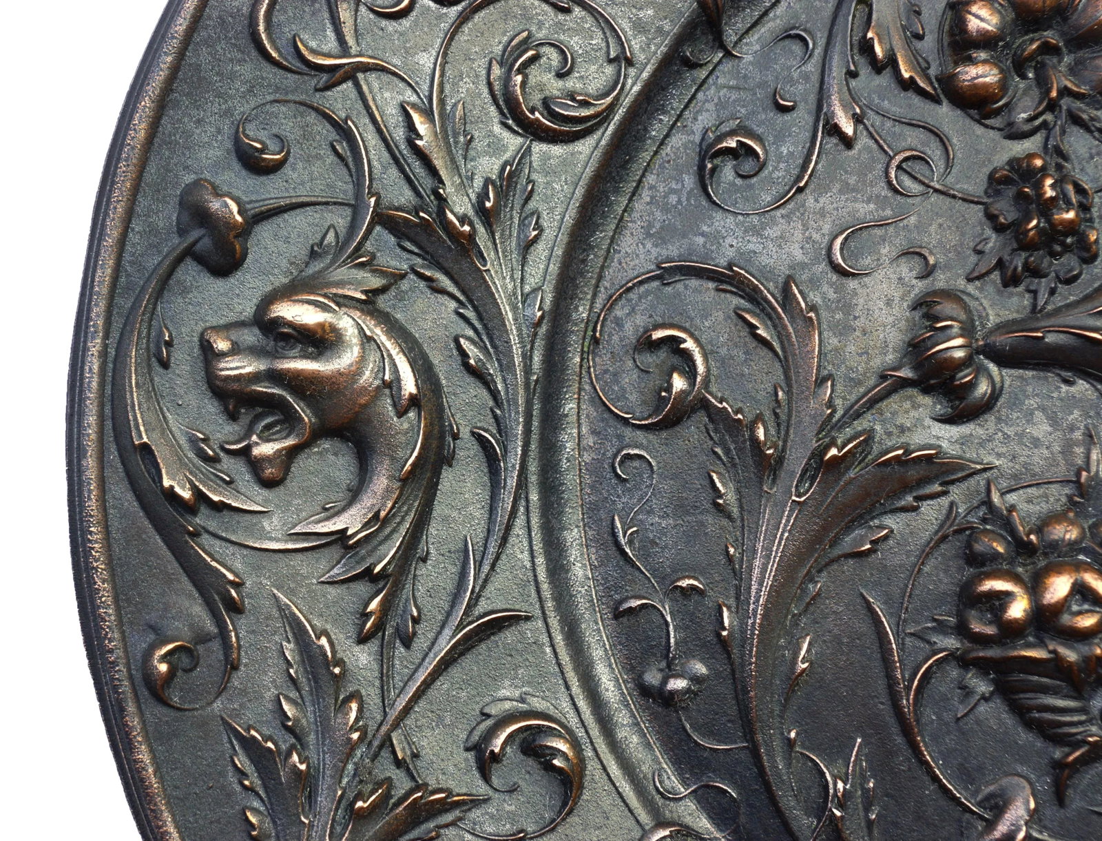 American Radiator Company Copper Plated Cast Iron Oval Medallion - 9